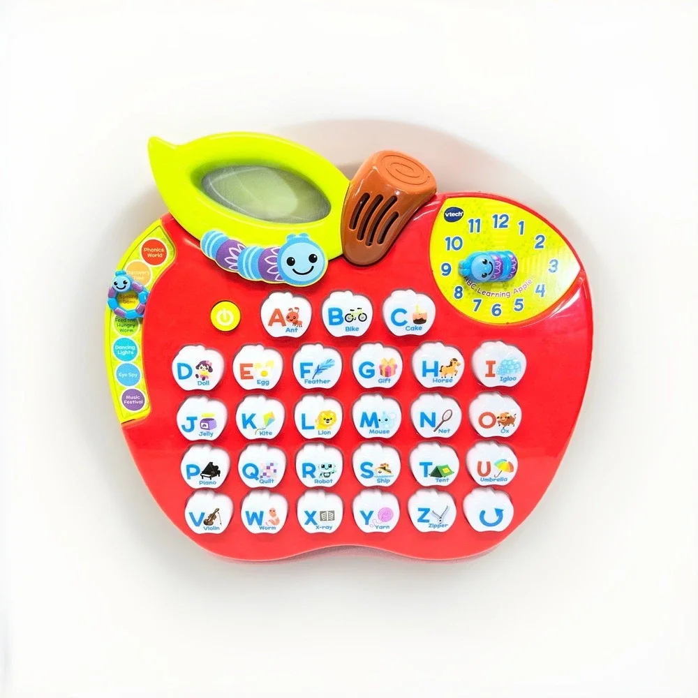 VTech Alphabet Apple ABC Learning Toy Preschool Toy Teaching Home School WORKS